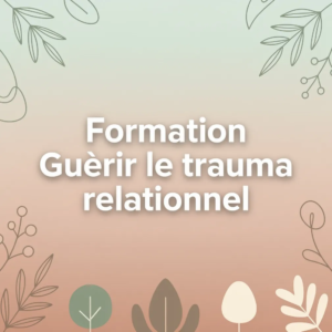 Formation Guérir le trauma relationnel