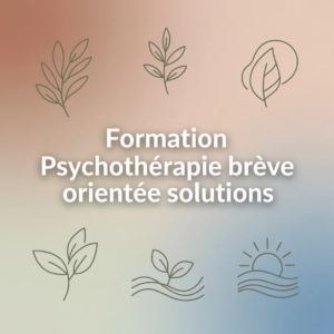 Formation Psychothérapie brève orientée solutions